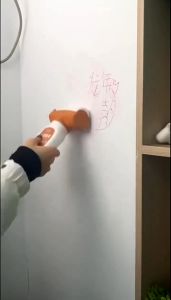 500g White Wall Repair Paint Waterbased Latex Roller Brush Multi-functional Paint Brush Wall Damage Hole Crack Repair Paint Household Paint Odorfree with Large Rolling Brush