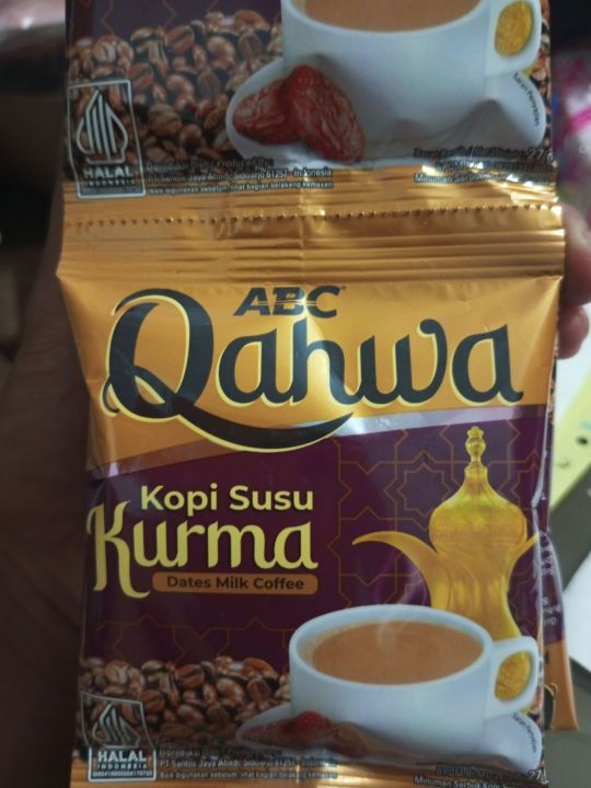 Abc Qahwa Kopi Susu Kurma Rentengan Isi Sachet Lazada Indonesia