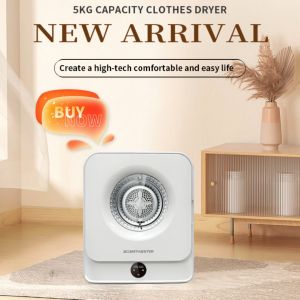 Acanthaster drying machine GDZ50-303E 5Kg Clothes Dryer with UV Sterilization Compact coth dryer machine Portable dryer Silent Operation Quick Heat-Up & Anti-Dust Filter laundry dryers super dry Zero Installation