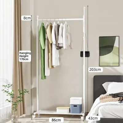 Home Organizer | Sturdy Floor Standing Coat Rack for Bedroom