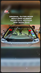 Original Honda Civic FD FD2R SNA 2005 2012 Moulding Roof Lining Rubber Outer Roof Rubber Getah Bumbung Civil Free Clip