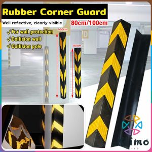 Klimo Rubber Corner Guard Reflectorized Corner Guard Parking For Edge Protector 80cm/100cm
