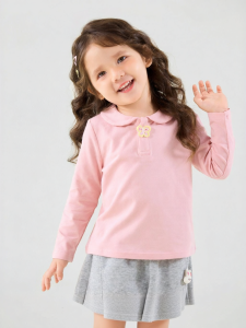 DUDUJIA | Cute Turn-down Collar Kids T Shirt