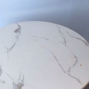 Burlywood Leisure Table and Chair Oval-shaped Semi-circle Cabinet