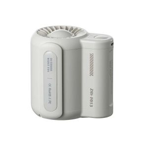 Waist-Mounted Usb Charging Outdoor Portable Mini Sports Bladeless Plastic Fan With Brushless Motor And 3-Speed Settings
