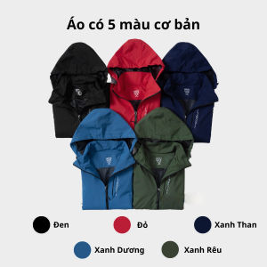 [3-5/8 Hoàn Tiền 25%]Áo khoác gió nam nữ 2 lớp mùa thu đông cao cấp thể thao chống nước có mũ thời trang chống tia uv 2022 dihu