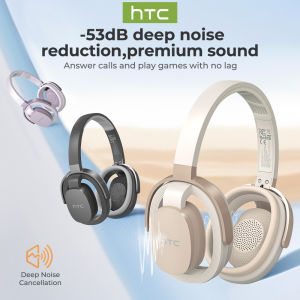 Wireless Game Earphones HTC HP07 AI Translator Headset with Mic Comfortable Sports Headband Immersive Audio for Running Gym