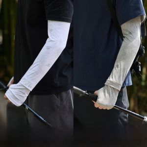 Miiow | Mens Professional Sun Protection Sleeve Covers Ice Silk Fishing Cycling Arm Protector Cool Sensation Summer UV Protection