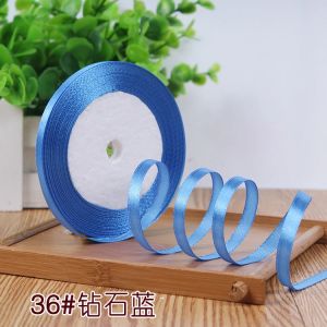 New (25 Yards/lot) 1/46mm Single Face Silk Satin Ribbon Wedding Decorative Ribbons Christmas Gift Wrap DIY Handmade Materials
