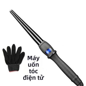 Máy Làm Xoăn Tóc Chuyên Nghiệp Bằng Gốm Hình Nón Làm Nóng Nhanh Dụng Cụ Tạo Kiểu Điện Tạo Sóng Tóc Xoăn.