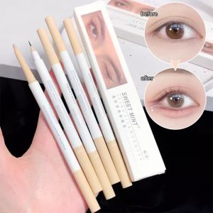 Bút Gel Kẻ Mắt Sâu Tằm Hai Đầu Dạng Nằm Bút Kẻ Mắt Sáng Bóng Chống Thấm Nước Lâu Trôi Mịn Màng Dụng Cụ Làm Đẹp Trang Điểm