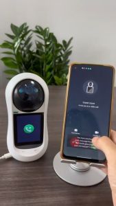 Alston ICSEE V5 Video Calling Smart CCTV Camera 3MP PTZ Wifi with 2.8 Inch IPS Screen Baby Cry Sound Detection Baby Monitor Home Security IP Camera