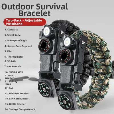 Multipurpose Outdoor Survival Kit 16-in-1