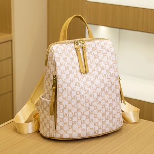 กระเป๋าเป้สะพายหลังผู้หญิงฤดูใบไม้ร่วงและฤดูหนาวแบรนด์ดังฮ่องกงกระเป๋าคอมพิวเตอร์จุได้เยอะแฟชั่นอินเทรนด์แบบใหม่2023กระเป๋าเป้เดินทางหนังแท้ผู้หญิง