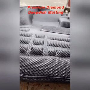 Ford Everest Diamond Deep Dish 2008-2015 5D Car Matting Ford Car Accessories Ford Everest Car Accessories Interior car accessories All-Weather Anti-Slip Durable PU Leather and rubber OEM car matting for Ford Everest