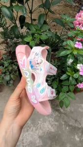 (Nhập Nguyên Hộp) Sandal Bé Gái Hình Elsa Xăng Đan & Dép Bé Gái - Mẫu Mới HQ98 Dép Quai Hậu Cho Bé Gái Đi Học