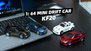 RC Mobil Offroad 4WD 1/64 2.4G High Speed Remote Control Car Mini RC Drift Model Balap Mobil GTR