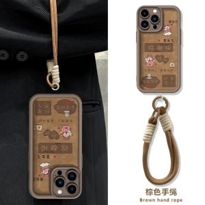 Yidushun God of Wealth for Apple 16promax Phone Case Iphone15/14 Sky Eye Sheepskin Huawei Mate60pro New Arrival P70 Female Glory 200 Cute Reno12/S19 Xiaomi