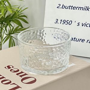 Ins Style Glass Cup - High-Quality Ice Cream Yogurt Dessert and Pudding Bowl for Women - Perfect for Summer and Home Use