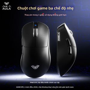 AULA | Chuột Nhẹ Có Pin Đổi Được 3 Chế Độ