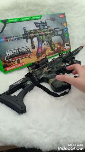 Kids Toys Pistol Bunyi Lampu Tanpa Peluru Without Bullet Lelaki Gun Permainan Toy Shooting Flashing Lights & Sound Light Hadiah Birthday Present Boy Fun Sound and Shining Light Electric