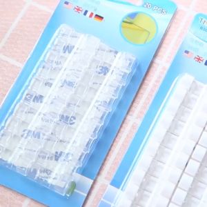 Perfect Life 20Pcs/pack Self-Adhesive Plastic Wire Cord Line Cable Clip
