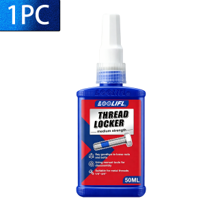 LOOLIFL | 243 Threadlocker 271 Screw Glue Thread Locking Agent Anaerobic Adhesive For Anti‑Loosening Anti‑Rust Metal Bolt Nut Repair Tool
