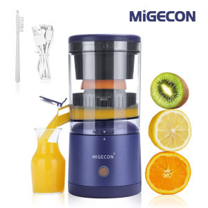 *Migecon* Cordless Electric Citrus Juicer with Motor 45W USB Rechargeable Hands-Free Portable Juice Blender
