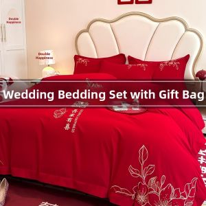 Wedding Bridal Set Red 4-Piece Set