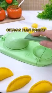 MLT (GRATIS ONGKIR BISA COD) CETAKAN PRESS ADONAN PANGSIT 2 IN 1 HANDMADE MULTIFUNGSI/ALAT CETAK PASTEL Alat Cetakan Kulit Pangsit Dimsum Siomay Press Manual Dumpling Dimsum Maker termurah