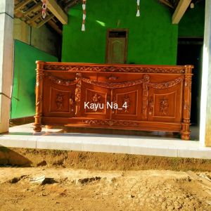 Bufet Tv Slendang Kaki Bundar