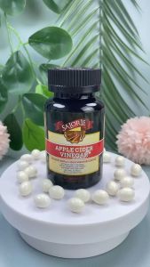 Natural Apple Cider Vinegar Capsules For Weight Loss and Detox Slimming Vitamins Dietary Supplement 60 Soft Caps