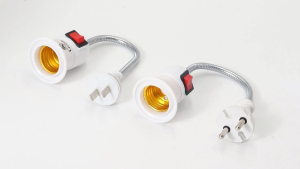 FH-C1354 Fitting Lampu Gantung Kabel E27 Fleksible Saklar On Off Lampu Colok Flexible Lampu Tidur