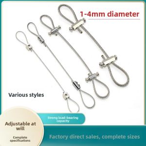 FEIZHUXIANSEN | Mini Adjustable Steel Wire Hanging Lock