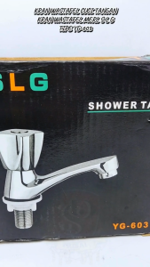 Kran Wastafel Berlapis Chrome SLG YG-603 / Keran Wastafel Model Tancap 1/2 inch YG-603 Berlapis Chrome SLG Kuat Tahan Lama