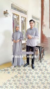 GAMIS COUPLE SUAMI ISTRI | FAUZA COUPLE SARIMBIT By VENTE | BAJU PASANGAN SARIMBIT KOKO KURTA LEMAN PANJANG
