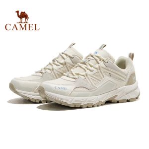 Camel outdoor womens mesh upper climbing shoes shock absorption hiking shoes