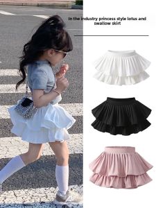 JIFANPAUL |White Childrens Layered Puff Skirt