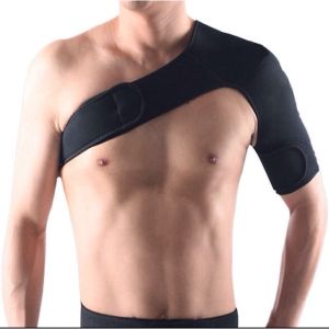 Strap Penyangga Bahu Cedera Olahraga Shoulder Support Brace Guard Fitness Gym Free Size Shoulder Guard Alat Bantu Fitness Gym - Lazada