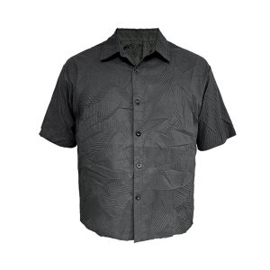 JCAESAR STUDIO | Leaves Texture BoxyFit Short Shirt