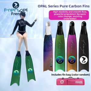 FRENZEL | Vây Lặn Tự Do Thay Đổi Màu Cao Su Dãn Cao Cấp Sợi Carbon 100%