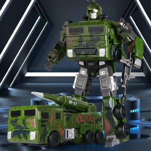 WAMUJIER | Camo Military Robot Transformer Toy 6 years old