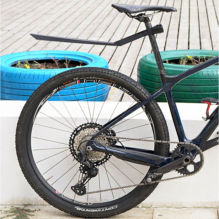 🔝 Original universal rear tire deflector fender mud guard mountain bike  mtb road bicycle fenders tools riding equipment flexible mudguard extender 