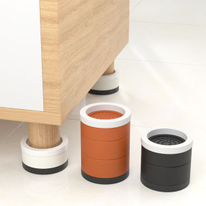 Coffee Table & Furniture Foot Pads: Moisture-Proof Shock-Proof Shock-Absorbing Heightening Fixing – Universal Leg Riser Base