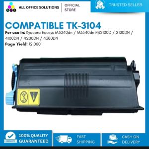 AOS Compatible Kyocera Toner Cartridge TK3104 for Ecosys M3040dn