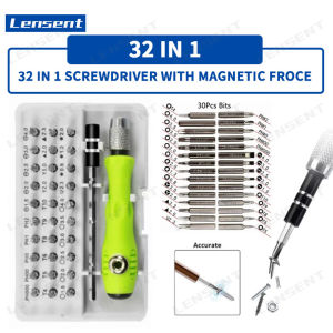 Lensent 32 trong 1 Bộ tuốc nơ vít đa mục đích chính xác Chính xác có từ tính mũi tuốc nơ vít sửa chữa Mini tuốc nơ vít điện tử đầu đa kích thước vít
