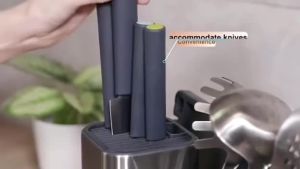Kitchen Stainless Steel Knife Holder Kitchen Storage Rack Drainage Table Spoon and Chopstick Storage Holder