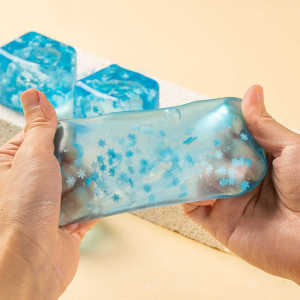 Toxic Free Stress Reliever Ice Cube Squeezable Fun Toy for Girls Creative Prank Toys Childrens Blocks De-stressing Playthings