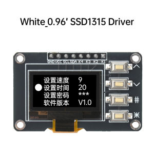 0.96 inch OLED Display IIC White/Blue 12864 4 Buttons Display SSD1306 SSD1315 OLED I2C Display  Screen Board for Arduino