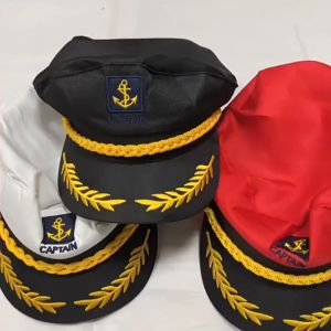 Yacht Captain Hat: Men's Navy Marine Hat & Sailor Hat Costume Accessories